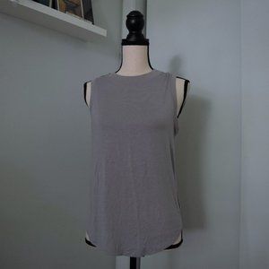 Athleta | Grey Sleeveless Mock-Neck Tank